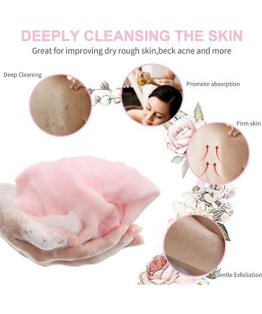 African Exfoliating Net Sponge 3 Pcs - Body Scrubber & Exfoliator Set - Buy Online on SooperMarket.com