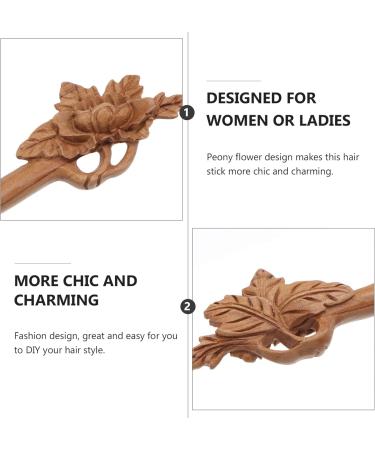 OSALADI Hair Chopsticks Chinese Hair Vintage Hair Japanese Hair Sticks Hair Sticks for Hair Accessories for Women Hair Sticks for Women Retro Hair Pin Dense Bamboo Miss Flower Hairpin - Buy Online on SooperMarket.com