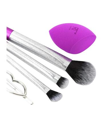 Buy Real Techniques Limited Edition Flawless Sparkle Set - Foundation Blush Concealer & Shadow | International Shipping Available - Buy Online on SooperMarket.com