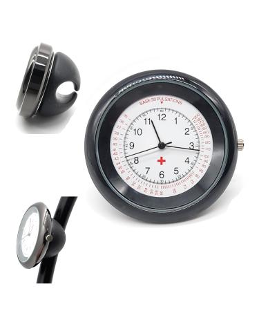 Nurse Stethoscope Watch - Lightweight Metal Frame- Attaches Directly to Stethoscope for All Medical Professionals