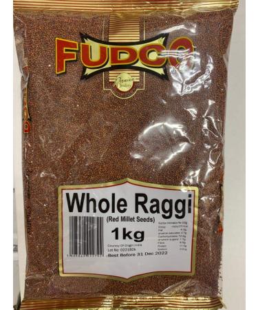 FUDCO Whole raggi (red Millet Seeds)-1KG
