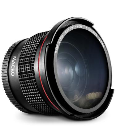 52MM 0.35x Altura Photo HD Fisheye Nikon Wide Angle Lens (w/Macro Portion) for Lenses of DSLR Cameras D5500 D5300 D5200 D5100 D3500 D3400 D3300 D3200 D3100 D3000 - Wide Angle Lens Nikon Mount