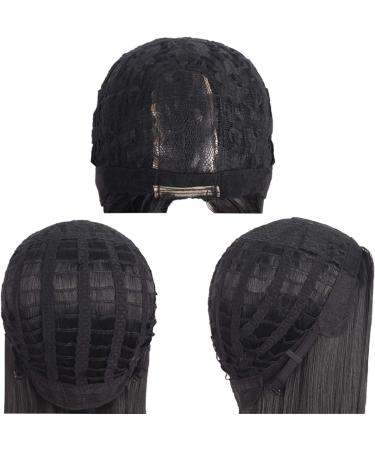 MapofBeauty 40-100cm Fashion Straight Long Black Anime Wig - Buy Online on SooperMarket.com