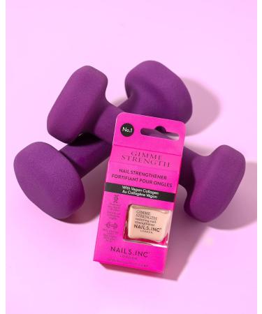 Nails.INC Gimme Strength Nail Strengthener 14ml - Strengthen Weak Nails - Buy Online on SooperMarket.com