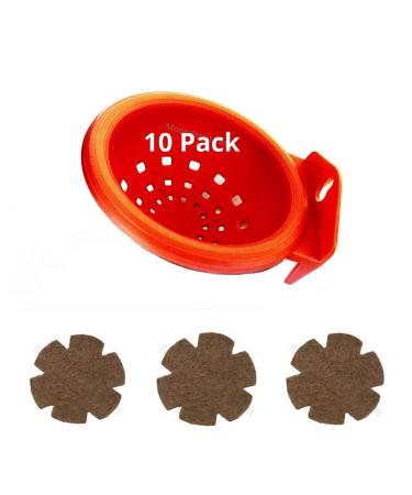 Moondown Farm Canary Nest Pans and Jute Liners 10 PACK