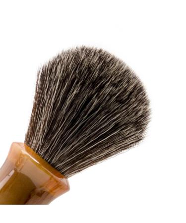 Magidal Handmade Ergonomic Razor Brush - Soft Shaving Cream Brush for Beard Grooming - High-Quality Brown Shaving Brush for Men - Buy Online on SooperMarket.com