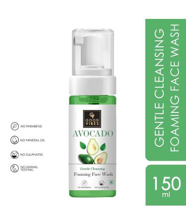 Good Vibes Gentle Cleansing Foaming Face Wash - Avocado 150ml | Best International Shipping - Buy Online on SooperMarket.com