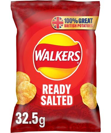 Walkers Ready Salted Crisps 32x32.5g (Wholesale Box) - Buy Online on SooperMarket.com