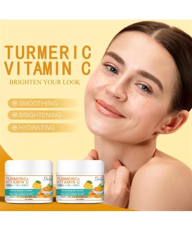 Vitamin C Face Cream - Vitamin C Cream with Hyaluronic Acid 50ml - Face Moisturiser to Nourish Skin - Smooth Lines & Boost Glow - With Vitamin C and Super Citrus For Radiant - Healthy Skin - Buy Online on SooperMarket.com