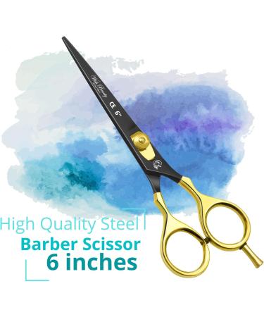 Wishbeauty 6" Professional Scissor for Hair Cutting Hair Dressing Thinning Shear Scissors UK Shears for Hair Cutting Barber Scissors for Professionals - Buy Online on SooperMarket.com