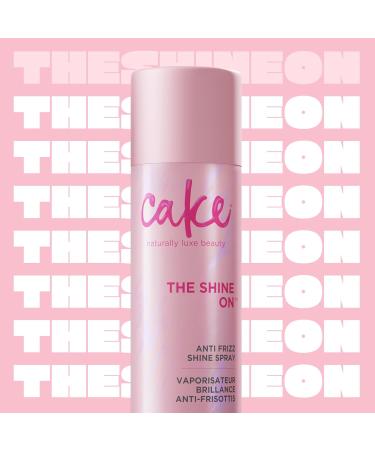 Cake Beauty Anti Frizz Shine Spray The Shine On - Blocks Humidity for Smooth Frizz Free Shiny Hair - Safflower Sweet Almond Moringa & Argan Oil - For All Hair Types - 4.2 Oz 4.2 Ounce (Pack of 1) - Buy Online on SooperMarket.com