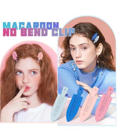 KesaPlan 10PCS No Bend Hair Clips - Acrylic Colorful Creaseless Flat Styling Duckbill Clips - Bang Seamless Barrette for Women and Girls - Makeup Hairstyle Accessories - Buy Online on SooperMarket.com