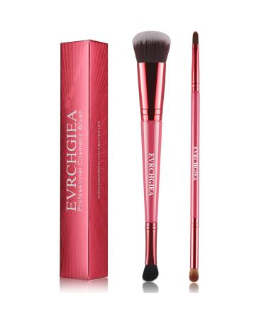 Blending Contour Brush for Makeup Foundation Contour Concealer Brush Set Foundation Brush for Liquid Makeup Cream Dual Sided Makeup Brushes Good for Travel