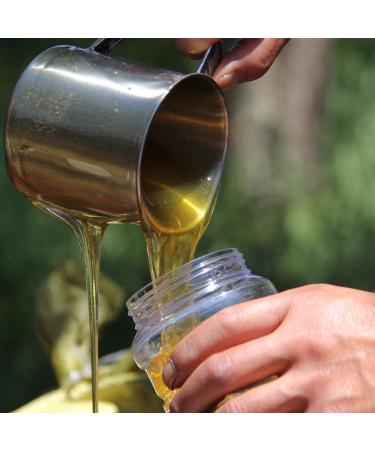 Pure Raw Honey with Pollen & Beeswax - 1kg Unheated & Natural | Premium Angel Root Honey - Buy Online on SooperMarket.com