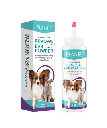 Ear Powder for Pets | 30G Safe Efficient Healthy Ear Wash Powder - Odor Removal Pet Accessories Ear Cleaner for Pets Rabbits Dogs Bunnies Puchen