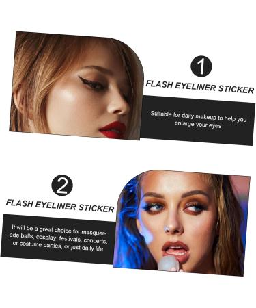 Mikinona Double Sided Tape 18 Pairs Anti Sweat Eyeliner Purple Duct Tape Adhesive Eye Line Strip Eyeliner Sticker Tool Man Eyes - Buy Online on SooperMarket.com