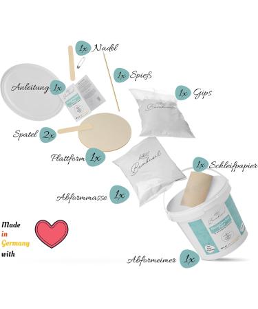 High-Quality Handprint Set - Ideal Partner Gift & Wedding Keepsake | All-in-One Plaster Print Set for Couples Families Children & Babies - Made in Germany - Buy Online on SooperMarket.com