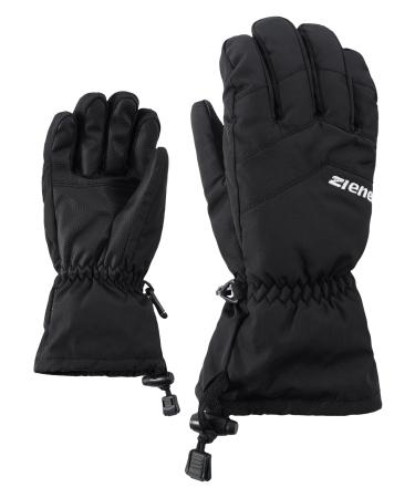 Ziener children's LETT AS glove junior ski gloves/winter sports | waterproof breathable 7 black