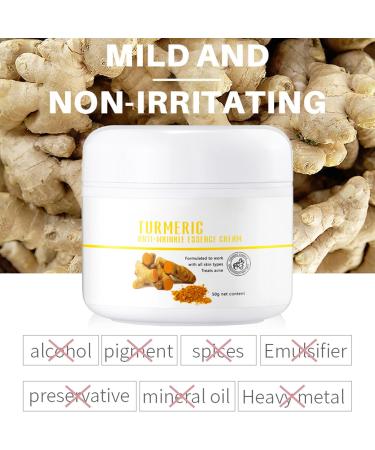 Turmeric Face Cream - Natural Moisturizer for Face & Body | Anti-Aging Turmeric Facial Cream for All Skin Types - Smooths Fine Lines & Wrinkles - Buy Online on SooperMarket.com