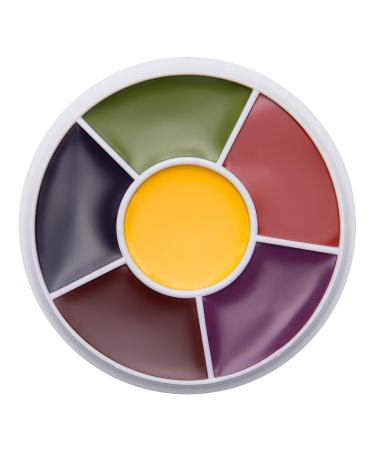 Narrative Cosmetics 6-Color Bruise Wheel - Professional SFX Cream Makeup Palette for Stage, Film, Costumes & Cosplay - Buy Online on SooperMarket.com