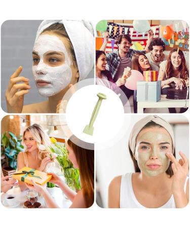Virtcooy Silicone Face Brush | Mud Film Applicator Brush Reusable Double Head Silicone Face Washing Scrubber - Buy Online on SooperMarket.com