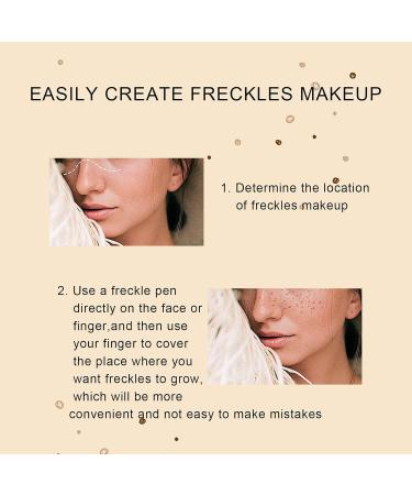 Freckle Pen Freckle Makeup Pen Waterproof Dot Spot Pen Tool Kit Long-Lasting Dotting Pen Light Brown and Dark Brown(02dark brown) - Buy Online on SooperMarket.com