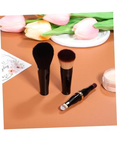 Travel Makeup Brushes | 4-in-1 Double Sided Cosmetics Brush for Foundation & More | Compact Makeup Applicators for International Shipping - Buy Online on SooperMarket.com
