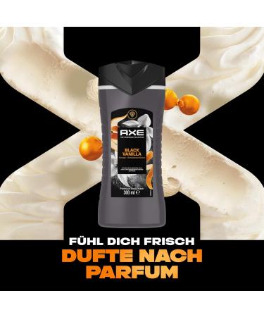 AXE Fine Fragrance Collection Black Vanilla Shower Gel - 300ml | Long-lasting Freshness & Spectacular Aroma | Premium International Shipping - Buy Online on SooperMarket.com