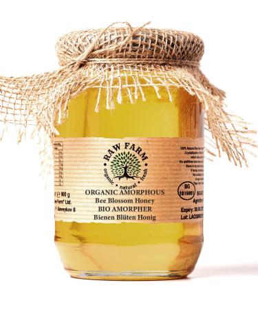 900 g Organic Raw Amorphous Blossom Bee Honey by Raw Farm Beekeepers
