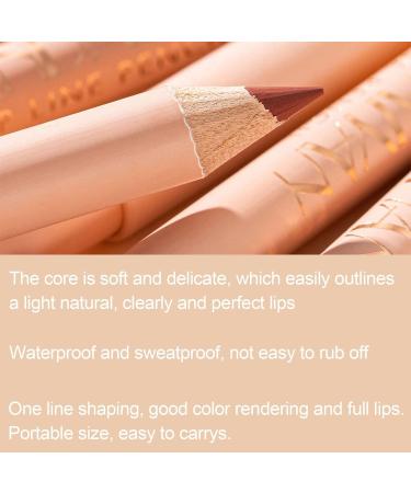 12-Piece Matte Lip Liner Pens Set - Long-Lasting & Creamy | Natural Lip Makeup Pencils - Buy Online on SooperMarket.com