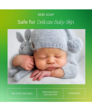 Makari Baby Soap 5.4oz - Moisturizing Daily Bar for Delicate Skin with Shea Butter - Gentle Children's Bath Soap with Nourishing Botanicals - Buy Online on SooperMarket.com