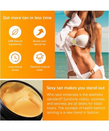 Premium Sunbed Tanning Accelerator Gel - Fast & Intensive Tan | Self Tanner Oil | 50g (Pack of 1) - Buy Online on SooperMarket.com