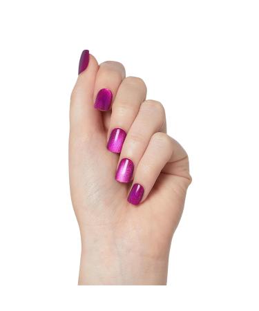 KISS imPRESS No Glue Press-On Nails - Dark Pink Squoval - 30 Nails Manicure Kit for Easy Home Nail Art - Buy Online on SooperMarket.com