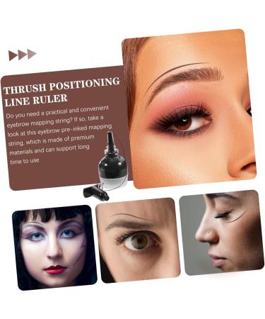 NOLITOY String Ink Line Box Ink Line Ruler The Black Black-ish Mee Eyebrow Drawing Makeup Tools Bottled - Buy Online on SooperMarket.com