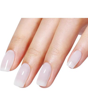 AILLSA Nude Gel Polish Set Pink Milky White Jelly Gel Nail Polish with Base and Top Coat Neutral Sheer Colors Translucent Gel Polish for French Manicure Soak Off U V Gel Starter Kit DIY at Home Crystal Castles - Buy Online on SooperMarket.com