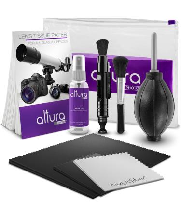 Altura Photo Professional Cleaning Kit for DSLR Cameras and Sensitive Electronics Bundle with 2oz Altura Photo Spray Lens and LCD Cleaner w/ 2 oz. Altura Photo Cleaning Solution