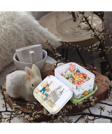 ABOOFAN 1pc Box easter tote mini bunny tinplate biscuit case metal Easter Candy Case Toy Jewelry Box child - Buy Online on SooperMarket.com