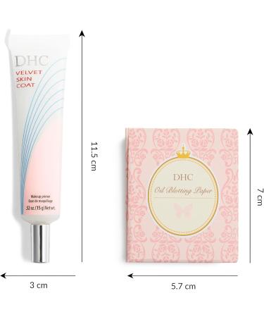DHC Velvet Skin Coat 0.52 oz (15 g) Net wt. and Blotting Paper 100 Sheets - Buy Online on SooperMarket.com