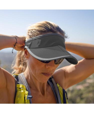 Sunday Afternoons Aero Visor - Black/Gray Slate | Ultimate Sun Protection for Outdoor Adventures - Buy Online on SooperMarket.com