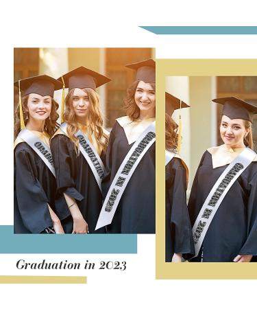 12 Blank Sashes and Tiara Set - Prom Queen Satin Sashes & Rhinestone Tiara Crown - White DIY Sash for Pageants, Birthdays, Weddings - White/Rose Gold - Buy Online on SooperMarket.com