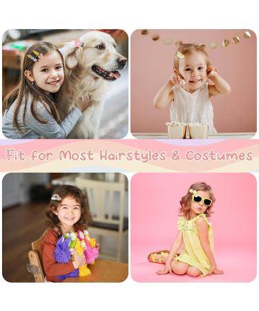 Colorful 56-Piece Hair Clips Set for Girls - Rainbow Sweets & Flower Designs | Perfect Hair Jewelry for Toddlers & Teens - Buy Online on SooperMarket.com