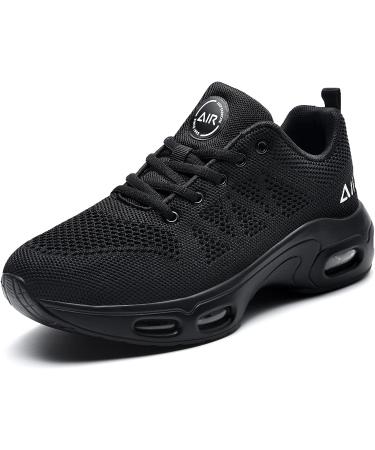 Pasick Men's Air Running Shoes - Lightweight Breathable Athletic Sneakers | US 7-12.5 (Black) - Buy Online on SooperMarket.com
