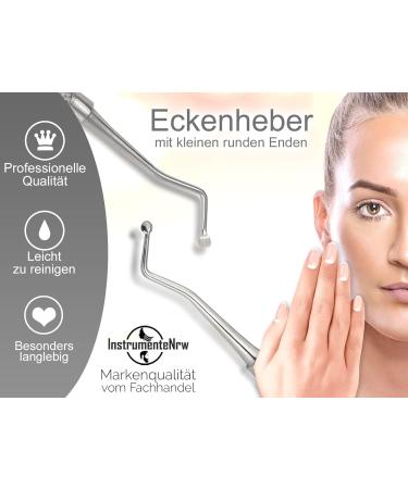 Foot Care Instrument Corner Lifter with Small Round Ends - Perfect for Smooth Healthy Feet | Shop Internationally - Buy Online on SooperMarket.com