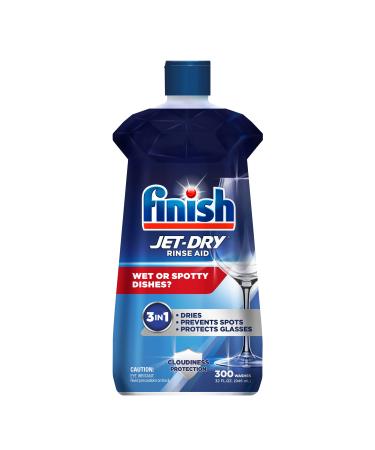 Finish Jet-dry, Rinse Agent, Ounce Blue 32 Fl Oz (Packaging May Vary)