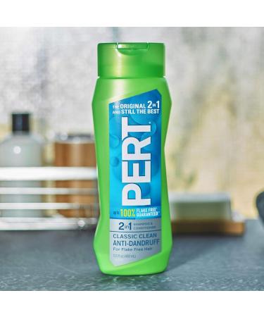Pert 2 in 1 Anti-Dandruff Shampoo and Conditioner 13.5 fl. oz (Pack of 6) - Best for Dandruff Control and Hair Care - Buy Online on SooperMarket.com