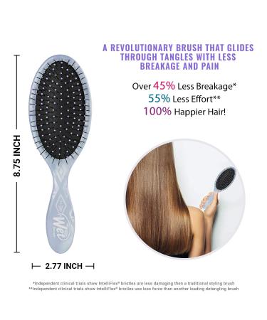 Disney Elsa Wet Brush - Original Detangler for All Hair Types | Ultra-Soft IntelliFlex Bristles | Protects Against Split Ends - Buy Online on SooperMarket.com