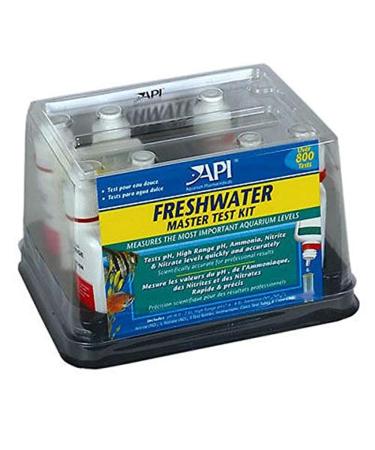 API Freshwater Master Test Kit Kit includes laminated color card 4 test tubes & holding tray
