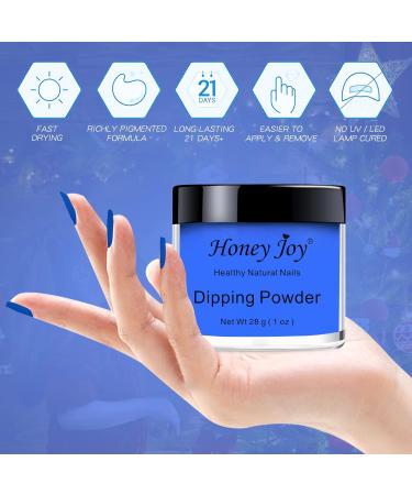 Honey Joy Dark Purple Nail Dip Powder 1oz (Dip-WD13) | Acrylic Color Pigment - Buy Online on SooperMarket.com