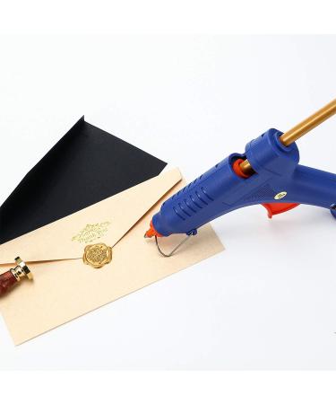 15 Bronze Glue Gun Sealing Wax Sticks for Retro Vintage Stamp and Letter | Ideal for Wedding Invitations, Cards, Envelopes, Snail Mails, Gifts - Buy Online on SooperMarket.com