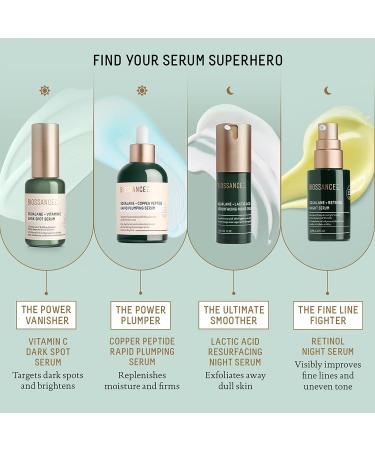 Biossance Squalane + Retinol Serum 1.01 fl oz - Reduce Fine Lines, Wrinkles, Discoloration & Texture - Buy Online on SooperMarket.com